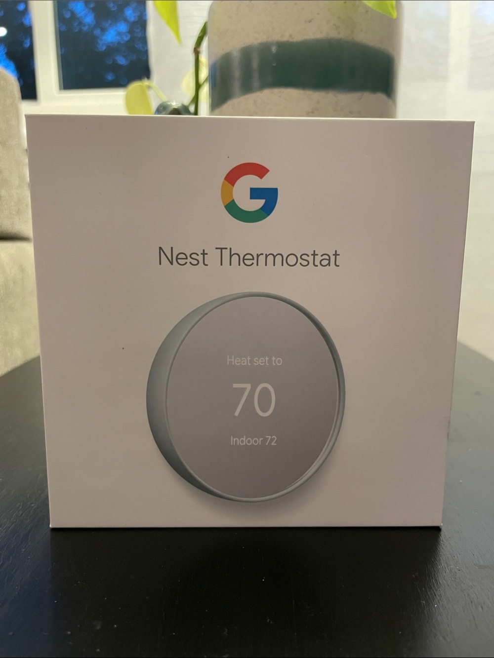 Google Nest Thermostat Programmable Smart - color Fog (gray) - G4CVZ